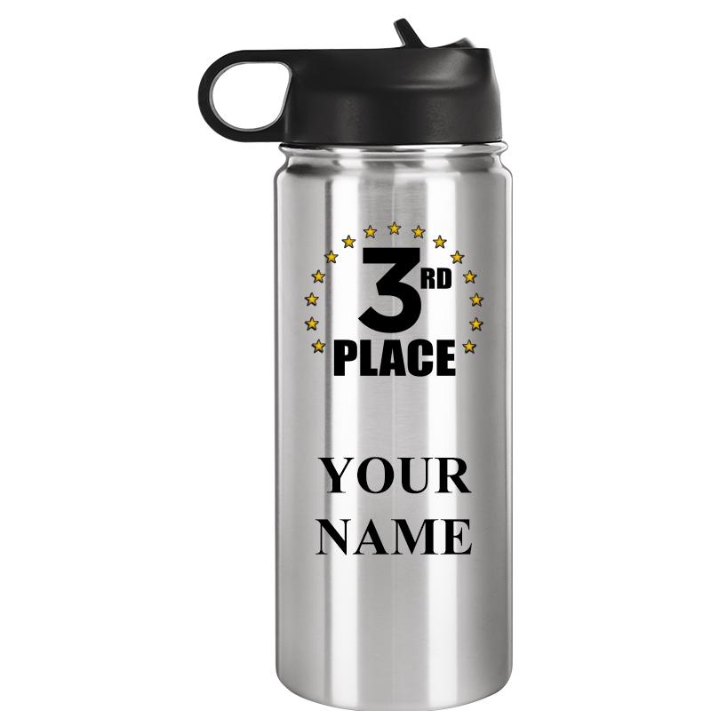 WATER BOTTLE 20OZ SILVER