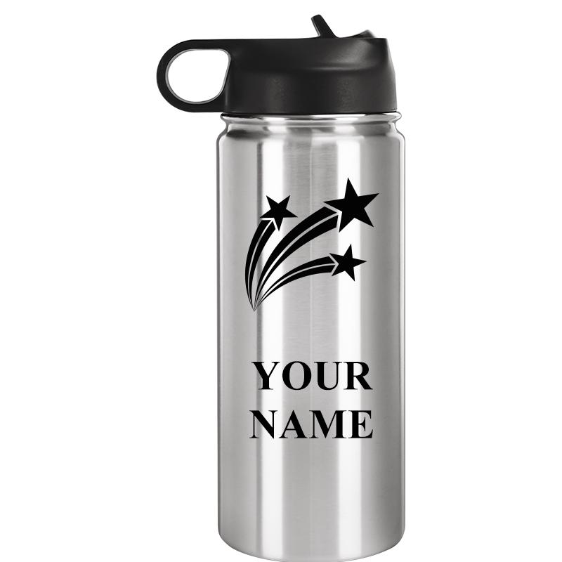 WATER BOTTLE 20OZ SILVER