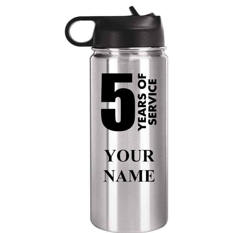 WATER BOTTLE 20OZ SILVER