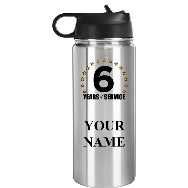 WATER BOTTLE 20OZ SILVER