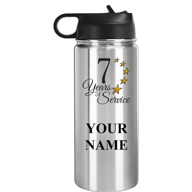 WATER BOTTLE 20OZ SILVER