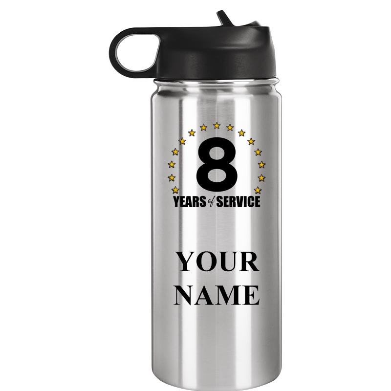 WATER BOTTLE 20OZ SILVER