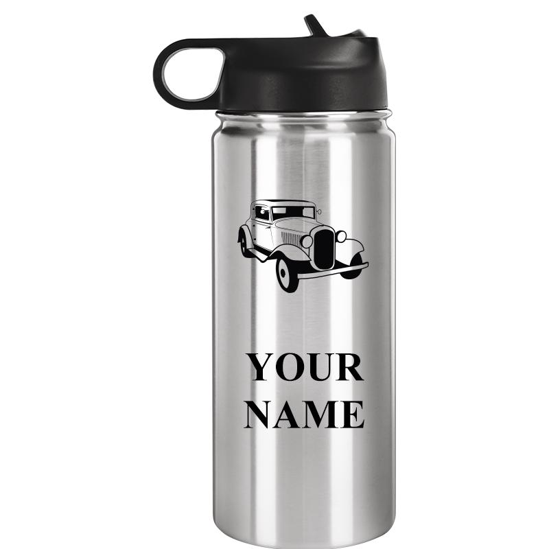 WATER BOTTLE 20OZ SILVER