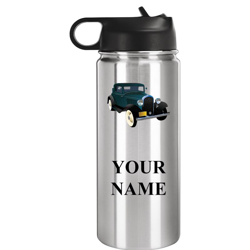 WATER BOTTLE 20OZ SILVER