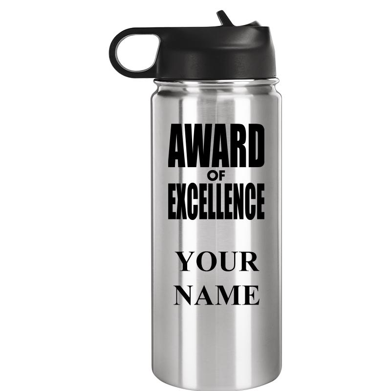 WATER BOTTLE 20OZ SILVER