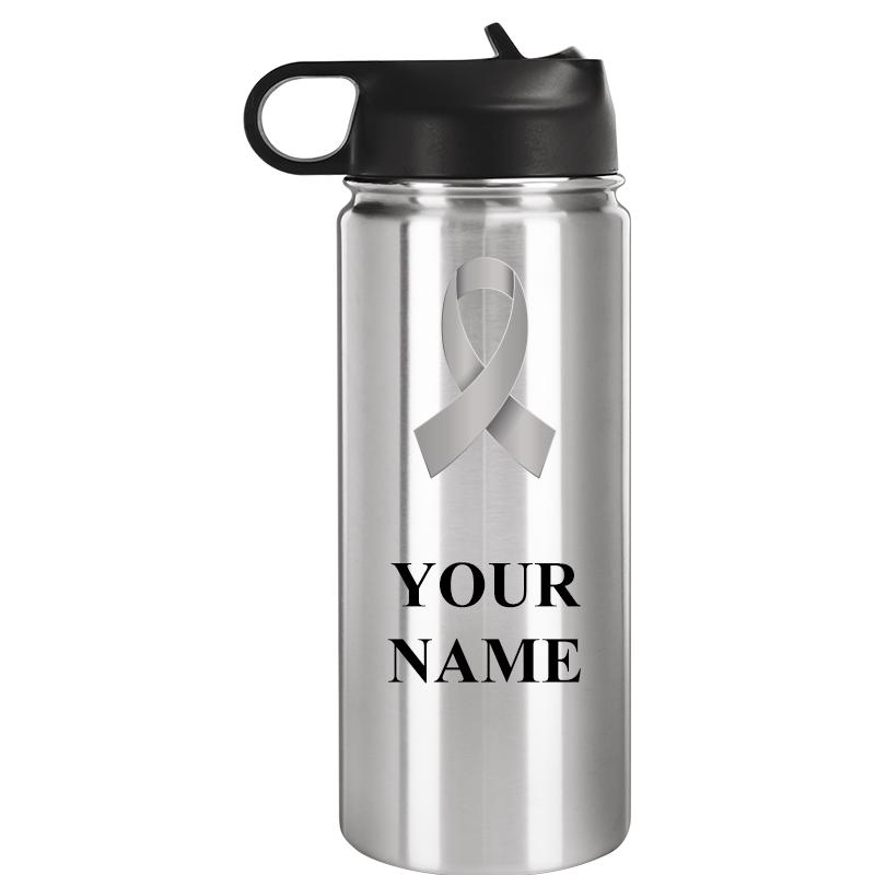 WATER BOTTLE 20OZ SILVER
