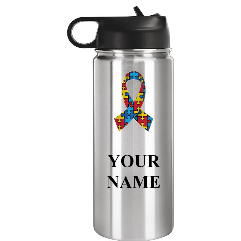 WATER BOTTLE 20OZ SILVER