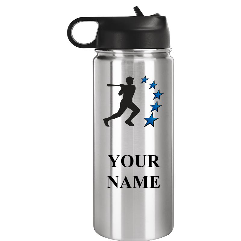 WATER BOTTLE 20OZ SILVER