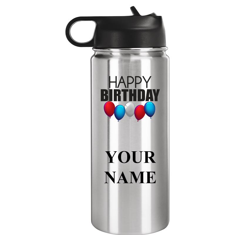 WATER BOTTLE 20OZ SILVER