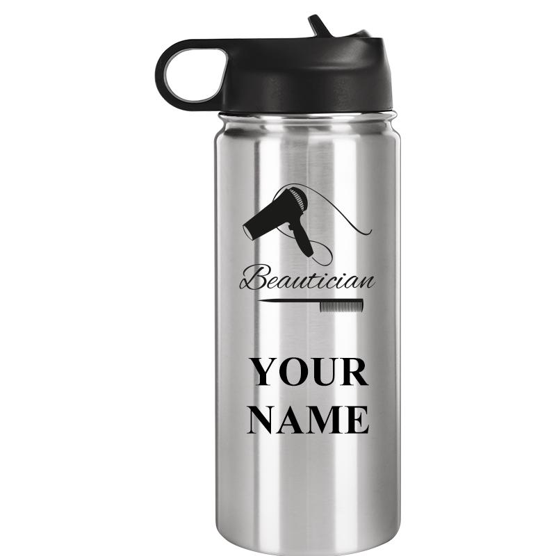 WATER BOTTLE 20OZ SILVER