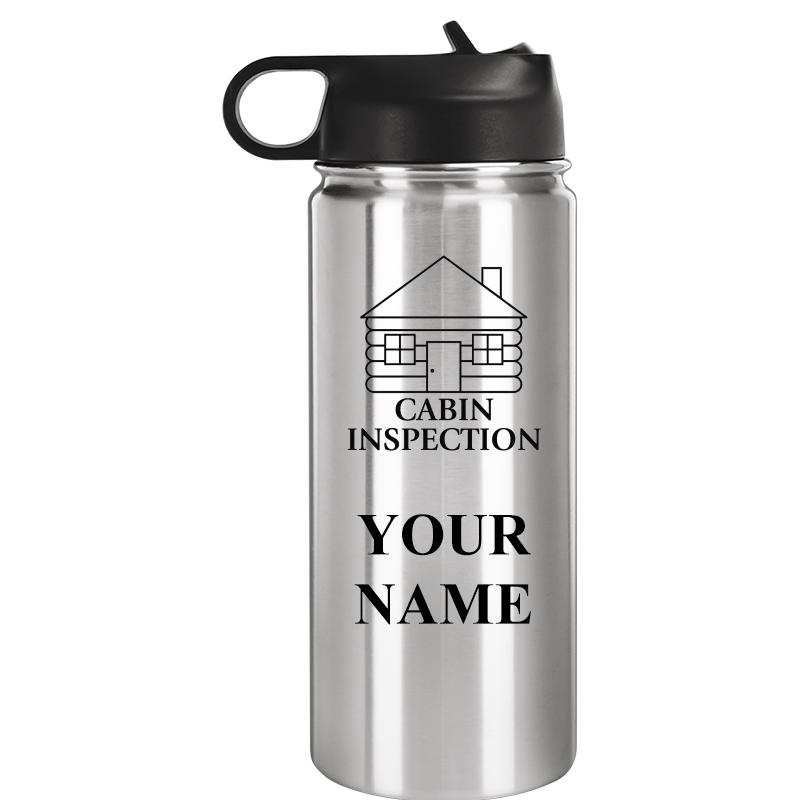 WATER BOTTLE 20OZ SILVER