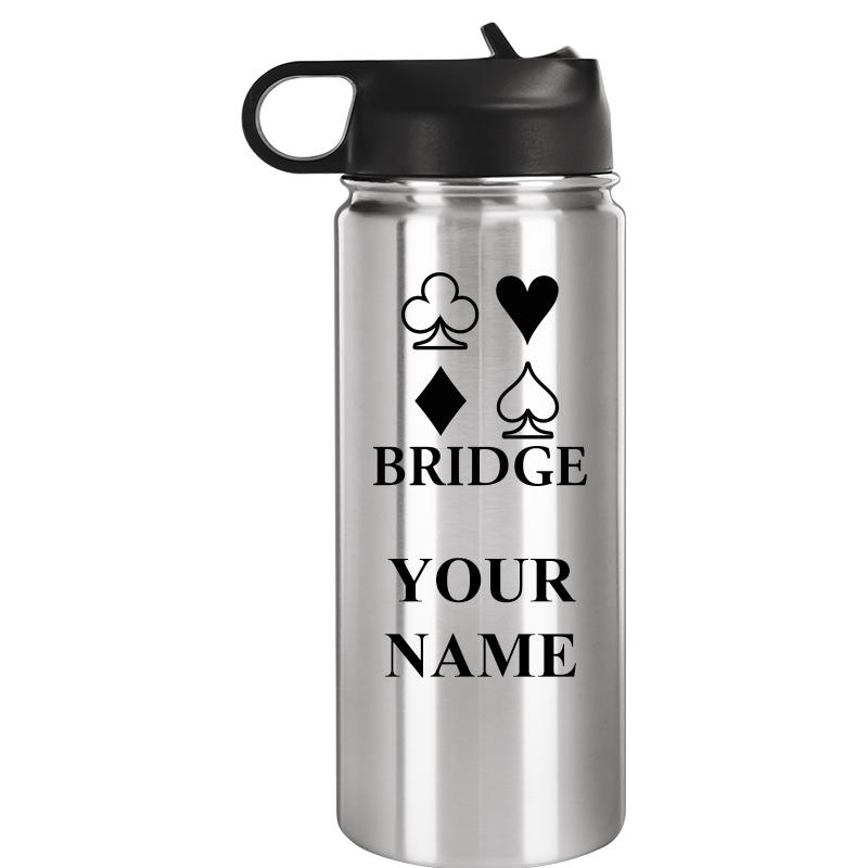 WATER BOTTLE 20OZ SILVER