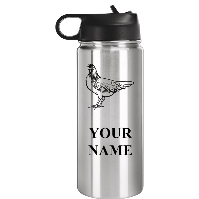 WATER BOTTLE 20OZ SILVER