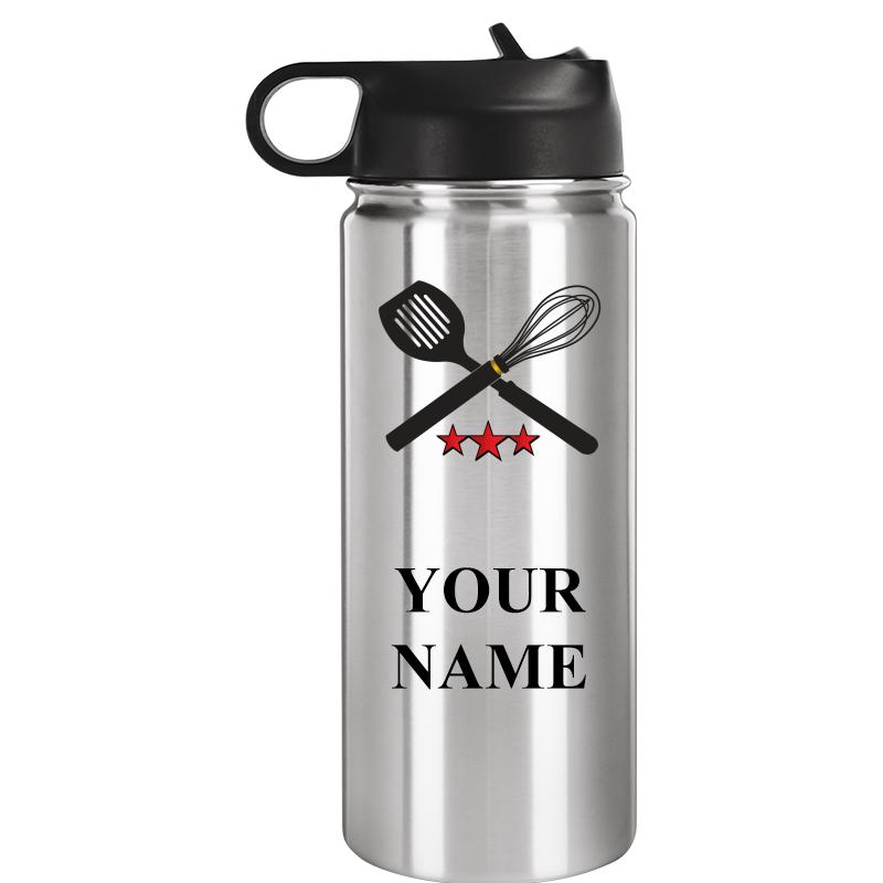 WATER BOTTLE 20OZ SILVER