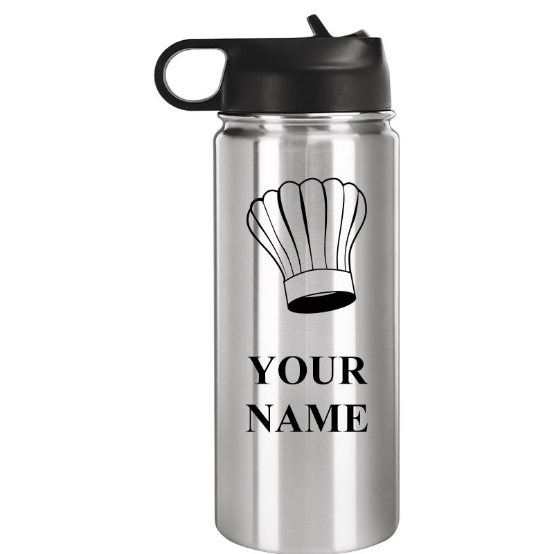 WATER BOTTLE 20OZ SILVER