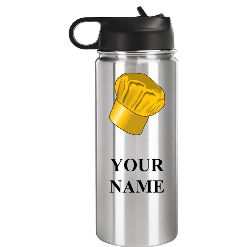 WATER BOTTLE 20OZ SILVER