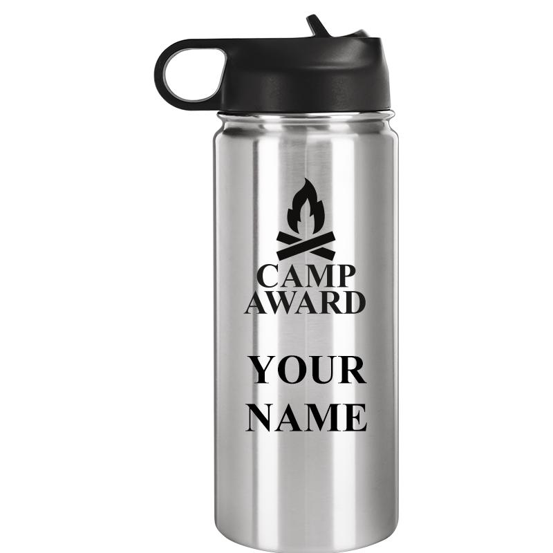 WATER BOTTLE 20OZ SILVER