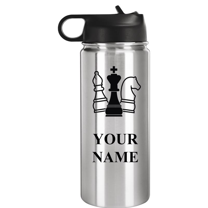 WATER BOTTLE 20OZ SILVER