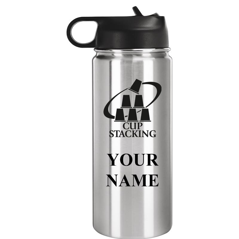 WATER BOTTLE 20OZ SILVER