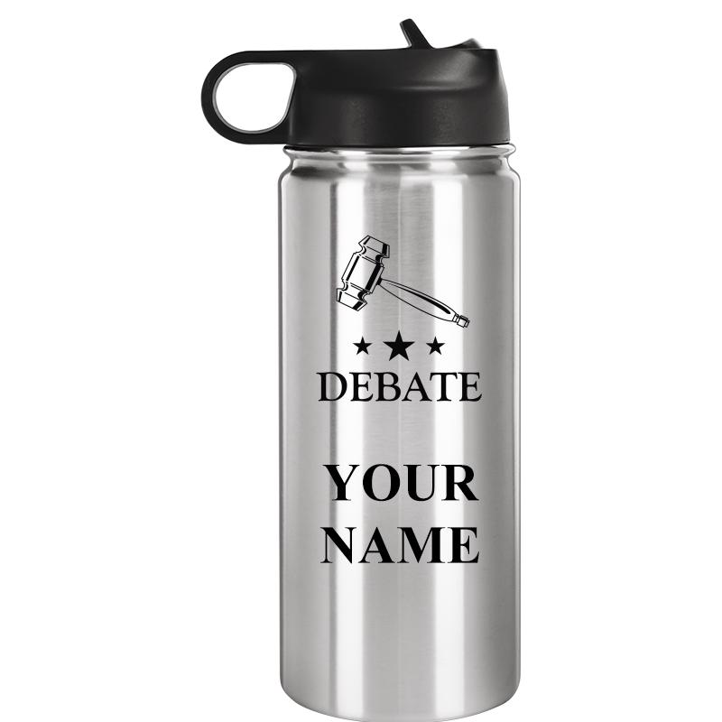 WATER BOTTLE 20OZ SILVER