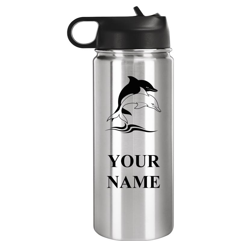 WATER BOTTLE 20OZ SILVER