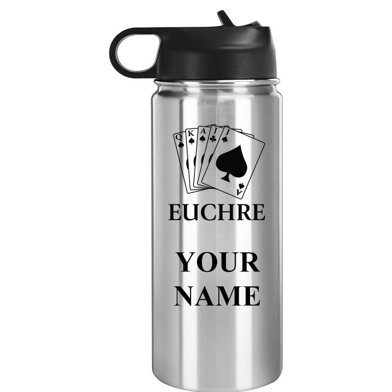 WATER BOTTLE 20OZ SILVER