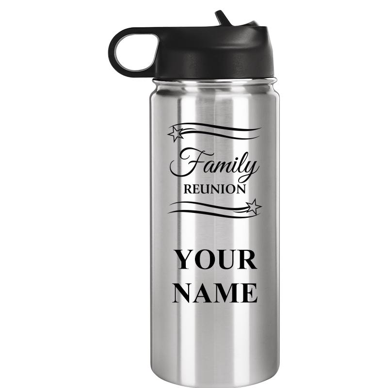 WATER BOTTLE 20OZ SILVER
