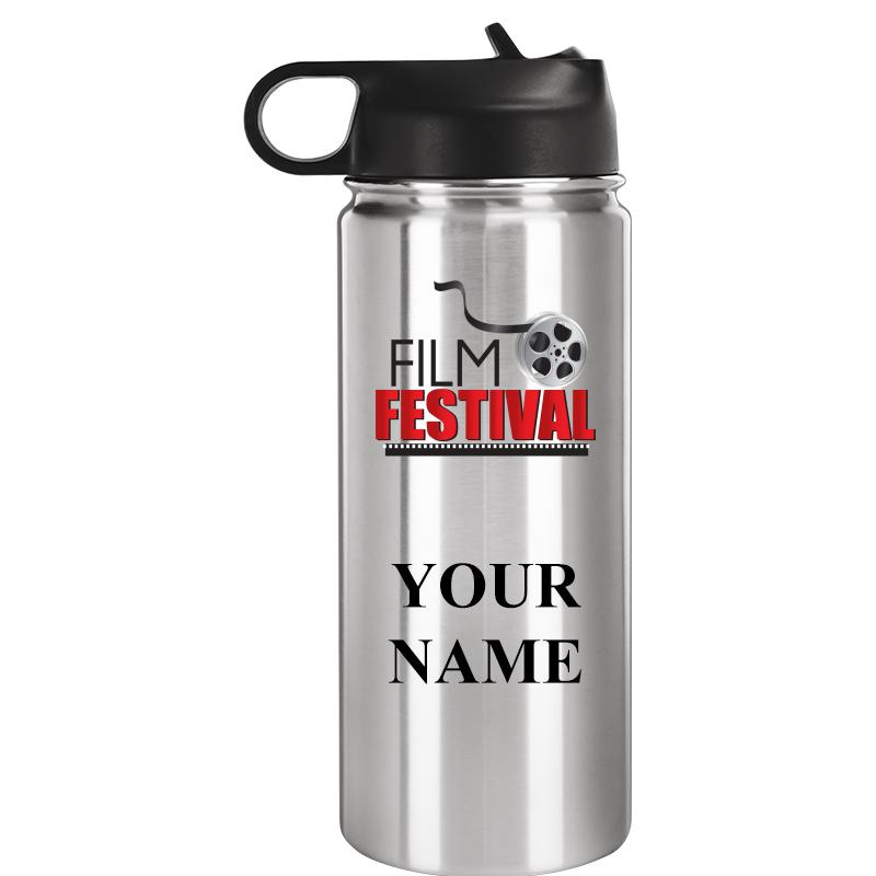 WATER BOTTLE 20OZ SILVER