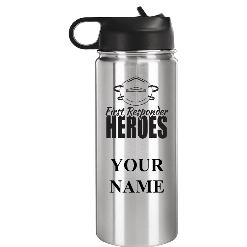 WATER BOTTLE 20OZ SILVER