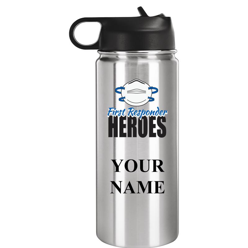 WATER BOTTLE 20OZ SILVER