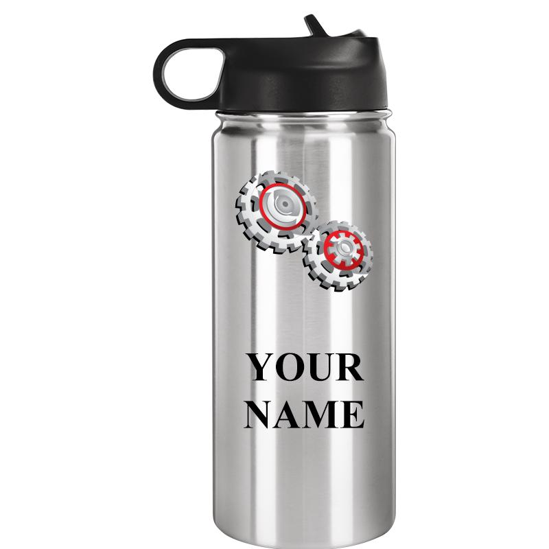 WATER BOTTLE 20OZ SILVER