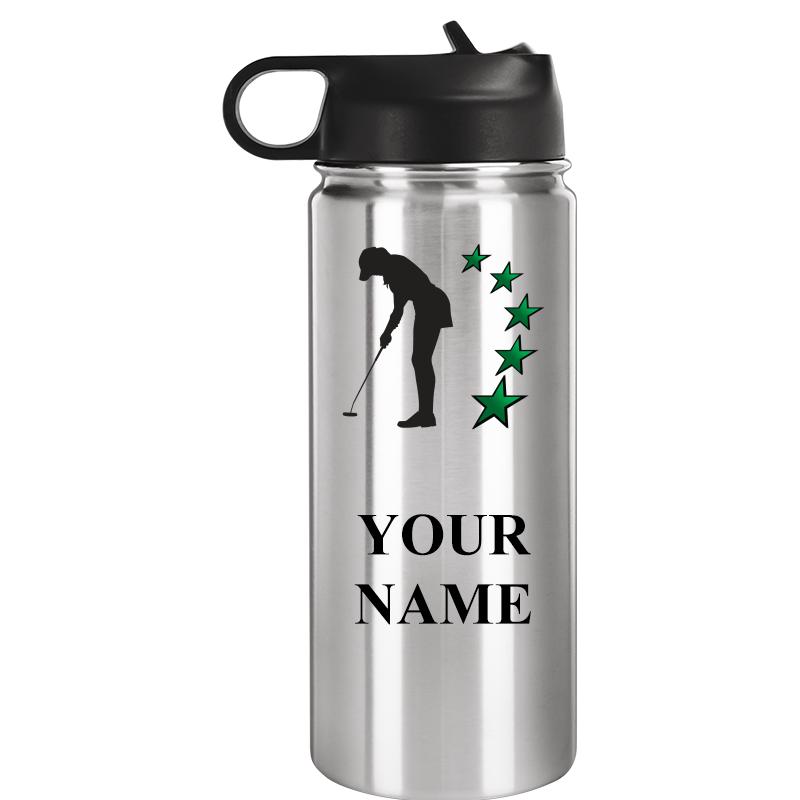 WATER BOTTLE 20OZ SILVER