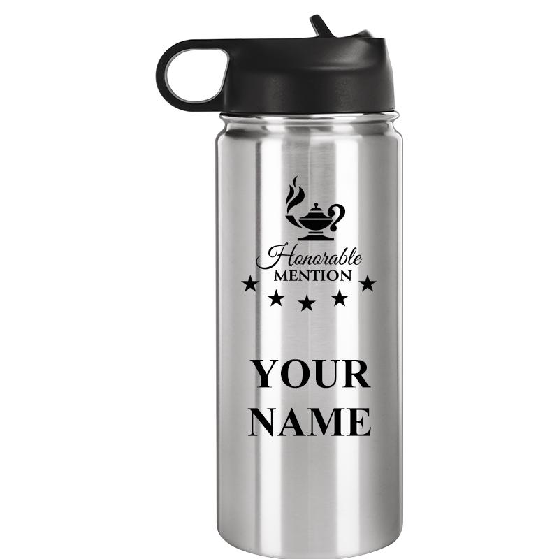 WATER BOTTLE 20OZ SILVER