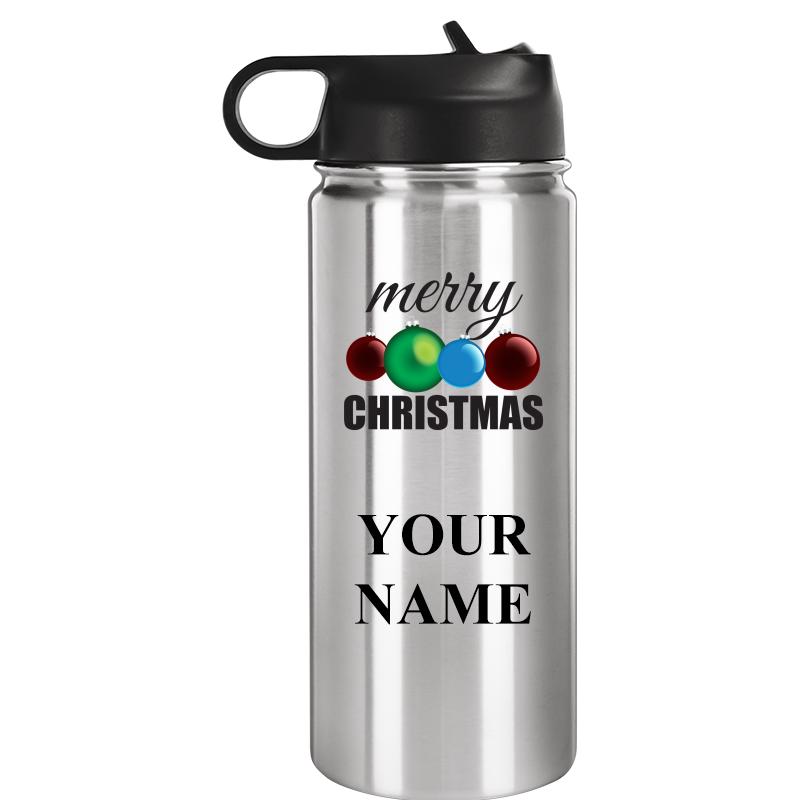 WATER BOTTLE 20OZ SILVER
