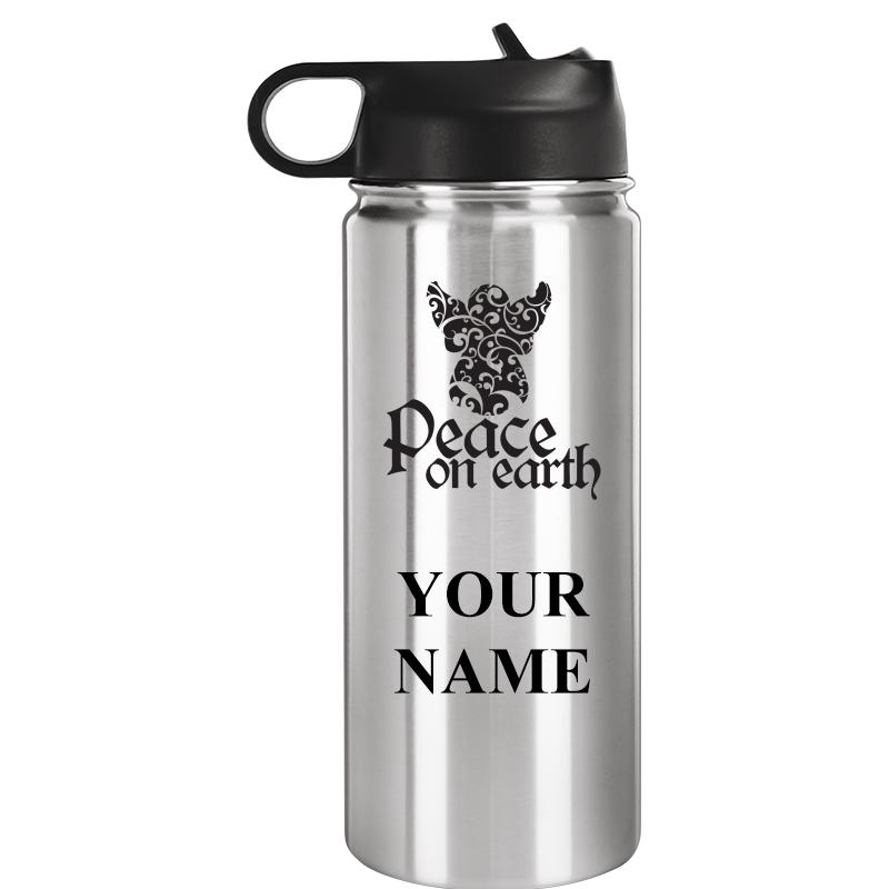 WATER BOTTLE 20OZ SILVER
