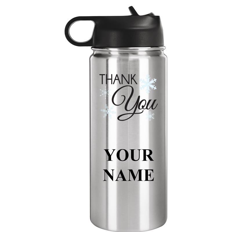 WATER BOTTLE 20OZ SILVER
