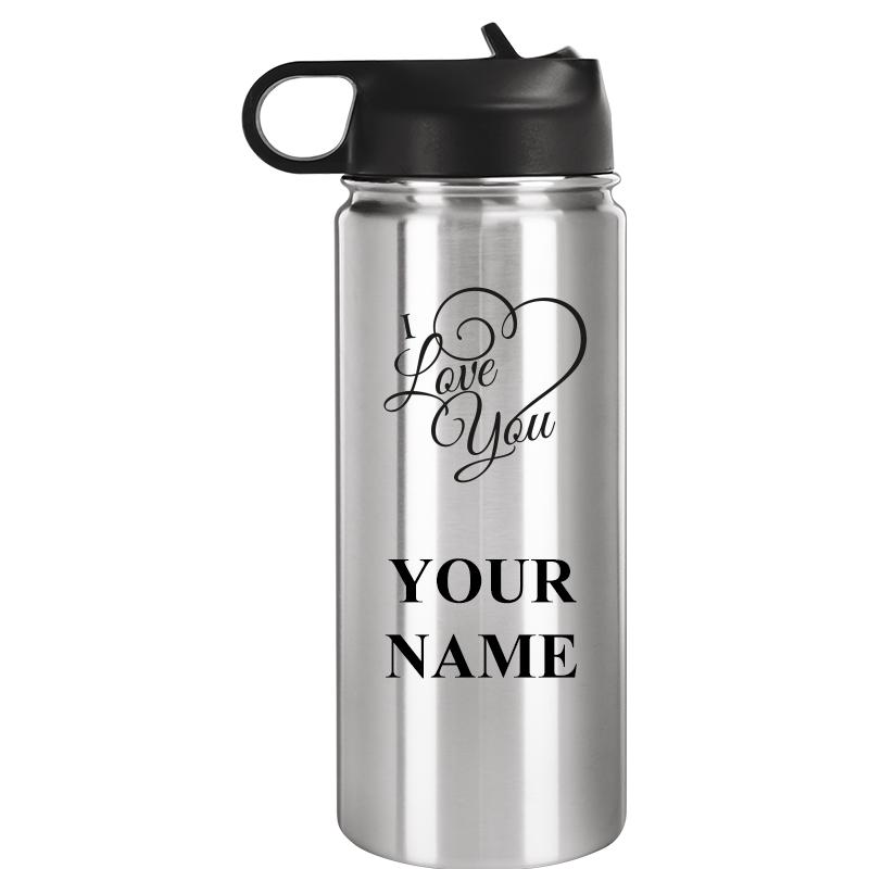 WATER BOTTLE 20OZ SILVER
