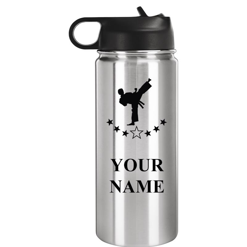 WATER BOTTLE 20OZ SILVER