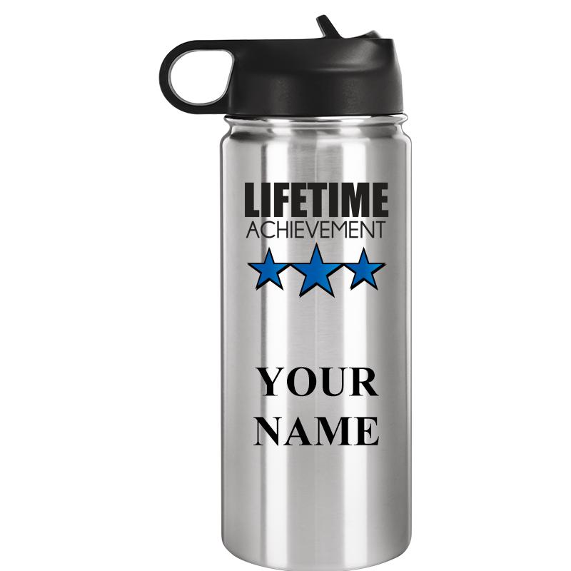 WATER BOTTLE 20OZ SILVER