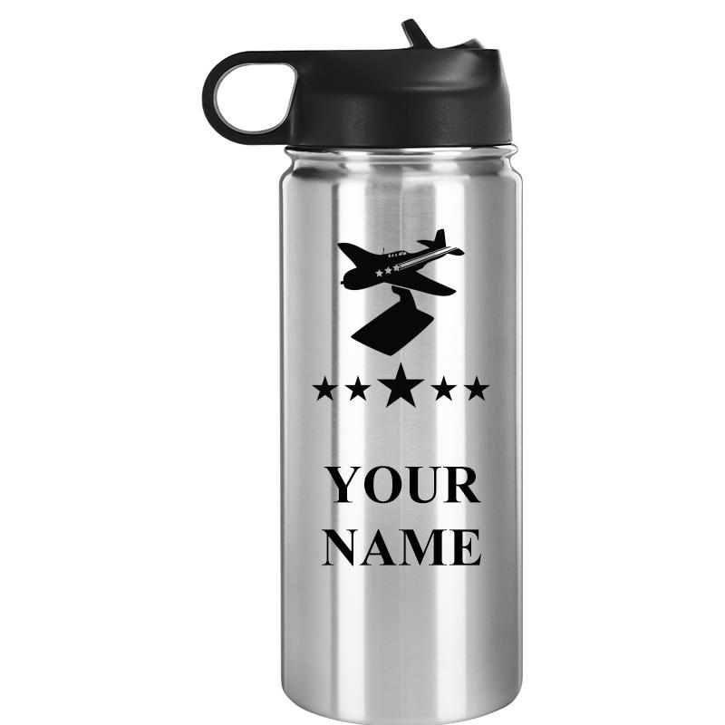 WATER BOTTLE 20OZ SILVER