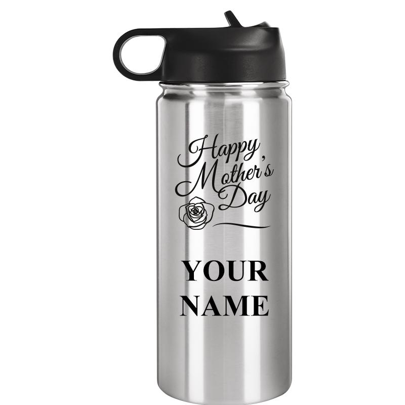 WATER BOTTLE 20OZ SILVER