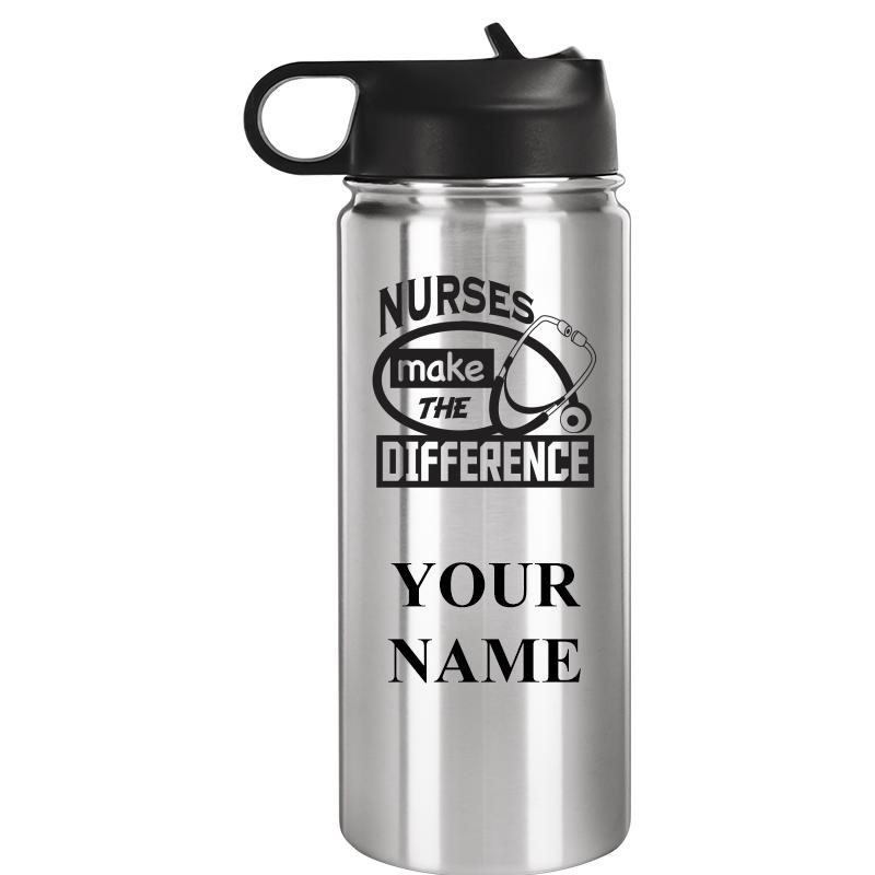 WATER BOTTLE 20OZ SILVER