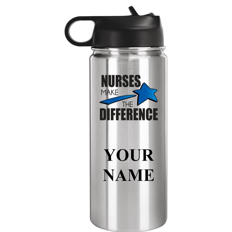 WATER BOTTLE 20OZ SILVER