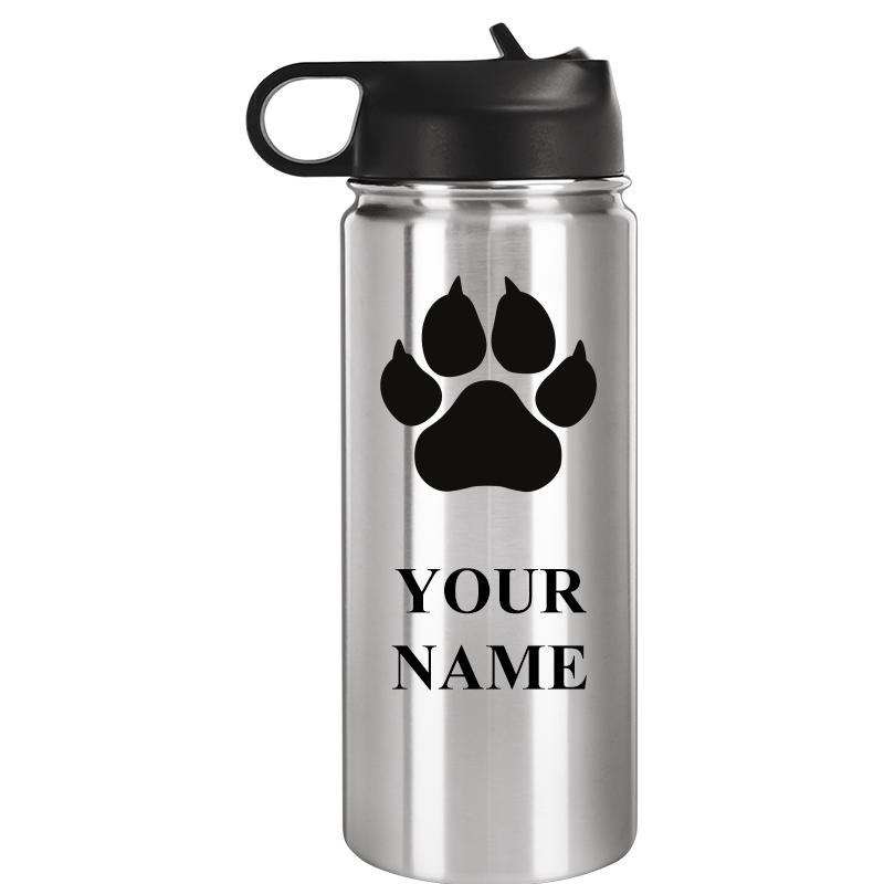 WATER BOTTLE 20OZ SILVER