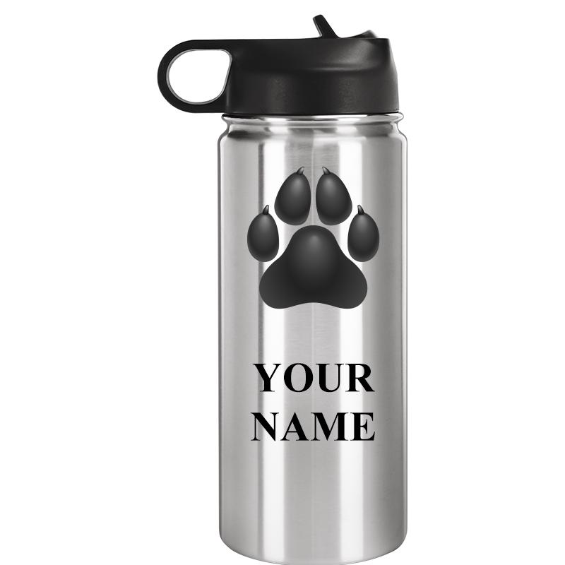 WATER BOTTLE 20OZ SILVER