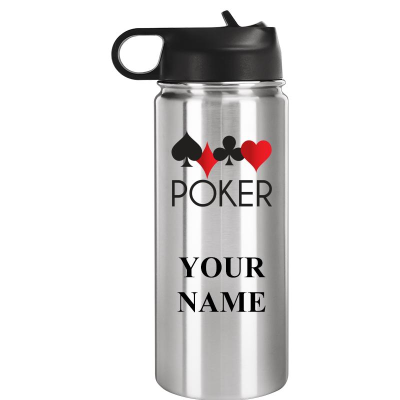 WATER BOTTLE 20OZ SILVER