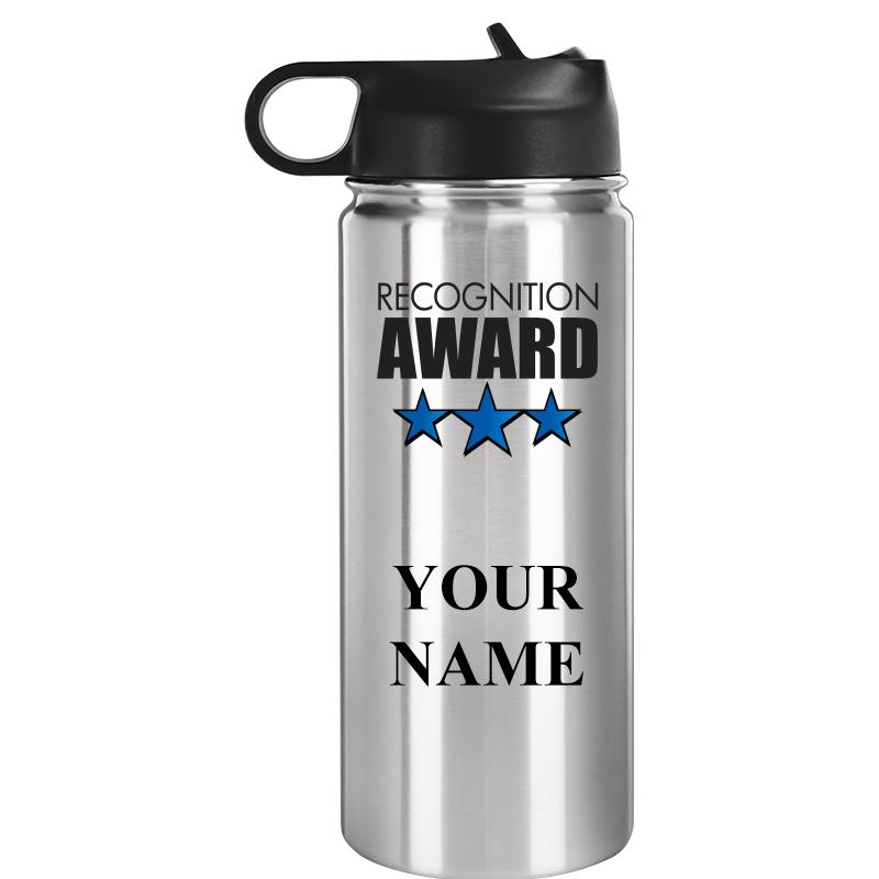 WATER BOTTLE 20OZ SILVER