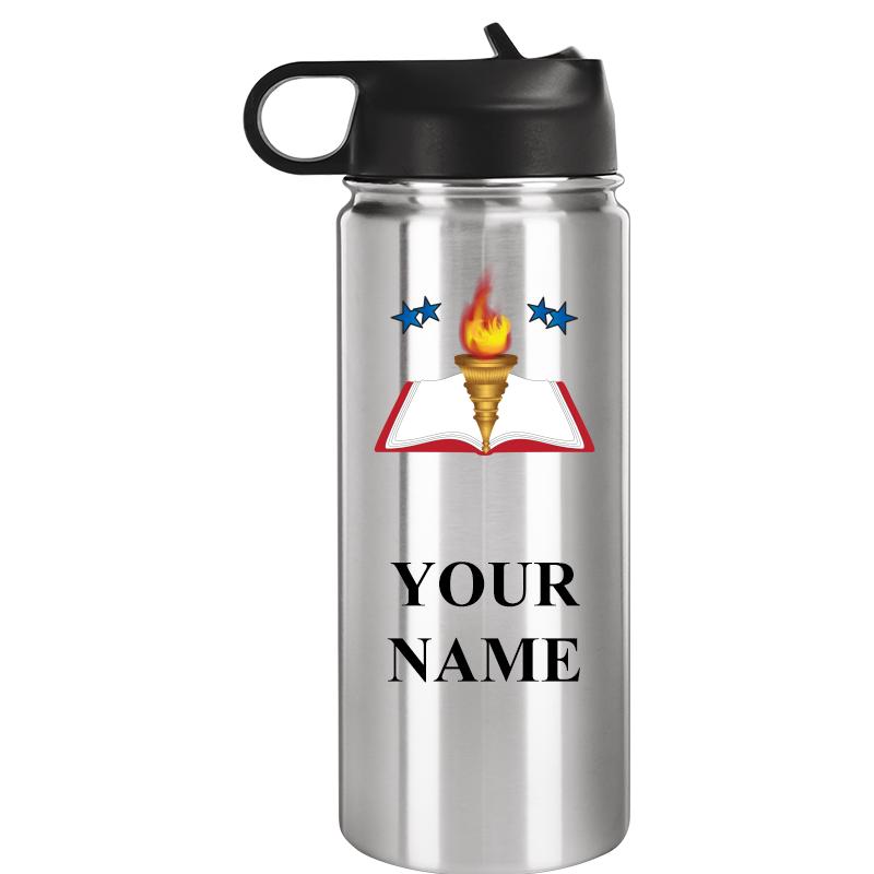WATER BOTTLE 20OZ SILVER