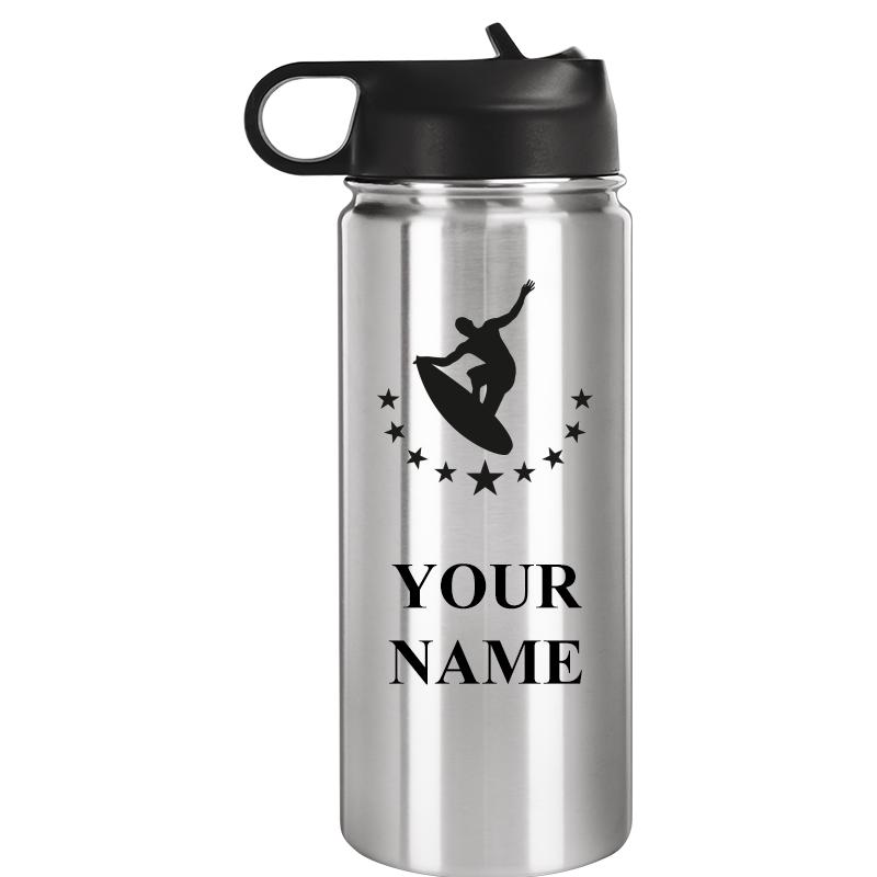 WATER BOTTLE 20OZ SILVER