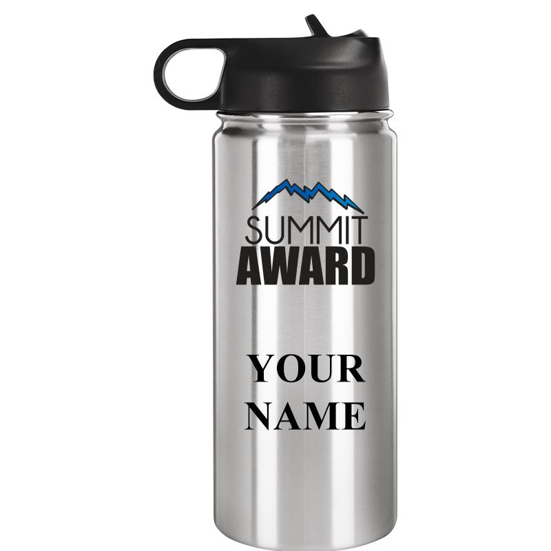 WATER BOTTLE 20OZ SILVER